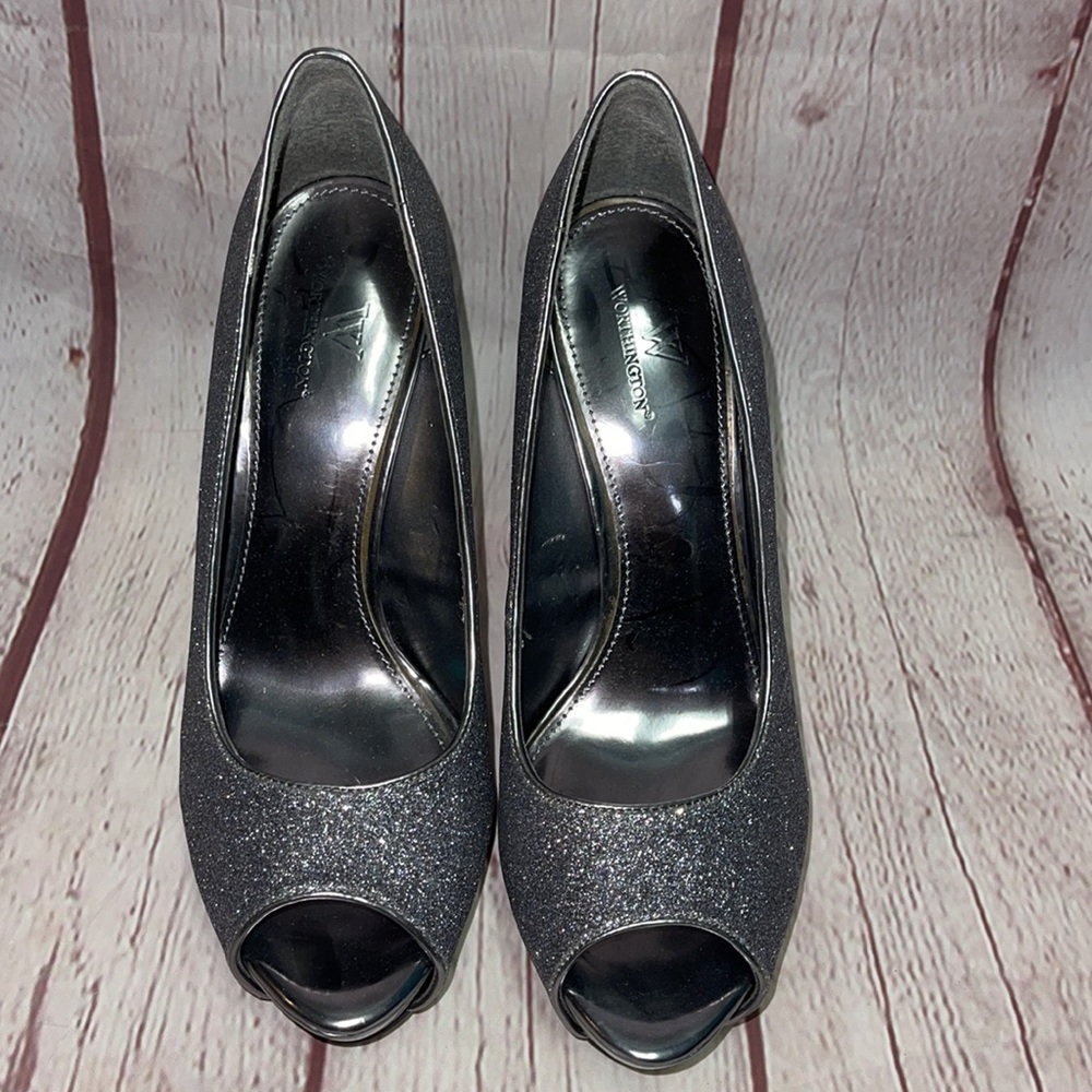 Worthington Womans glittery heels - Picture 2 of 12